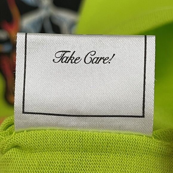 Hustle Gang Vengeance Skull Tee 2XL Acid Lime Graphic Streetwear Flame Logo NWT - Picture 13 of 15